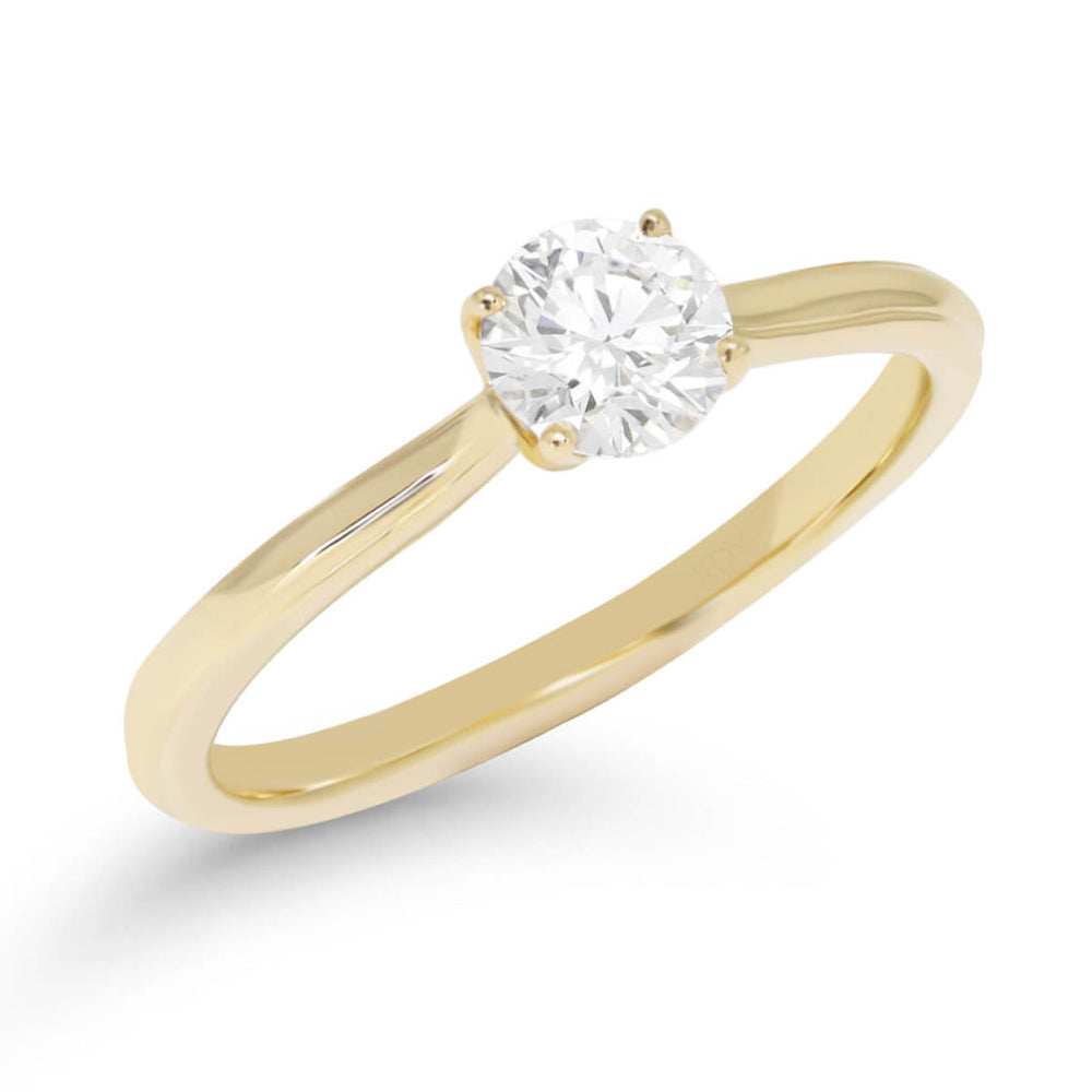 Beat of Love Selene laboratoriotimanttisormus 0,50 ct keltakulta
