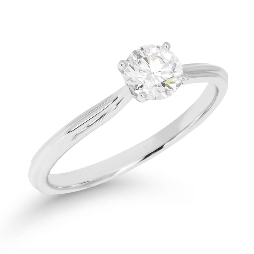 Beat of Love Selene laboratoriotimanttisormus 0,50 ct valkokulta