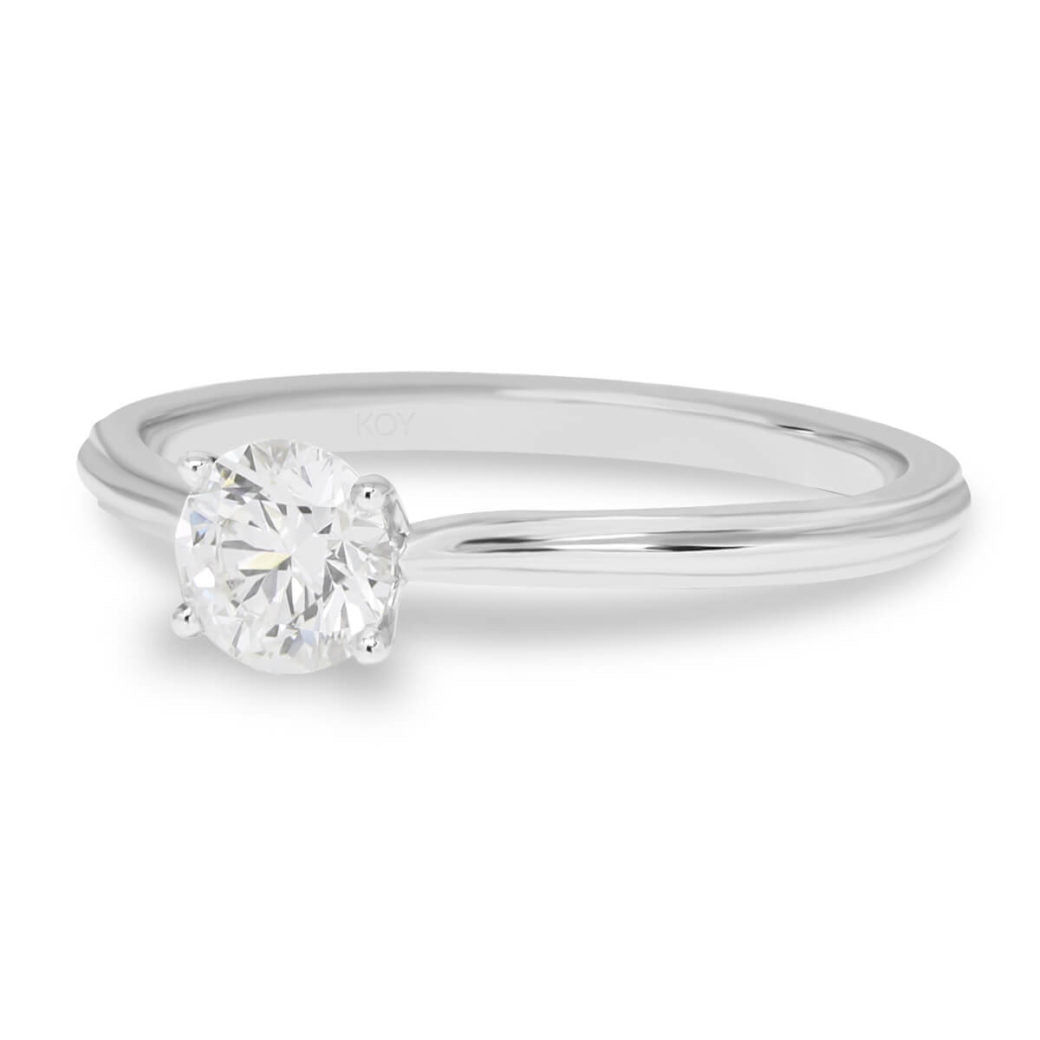Beat of Love Selene laboratoriotimanttisormus 0,50 ct valkokulta