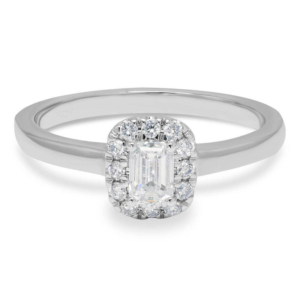Beat of Love Thalia laboratoriotimanttisormus 0,48 ct valkokulta