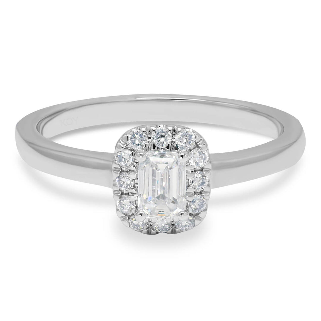 Beat of Love Thalia laboratoriotimanttisormus 0,48 ct valkokulta
