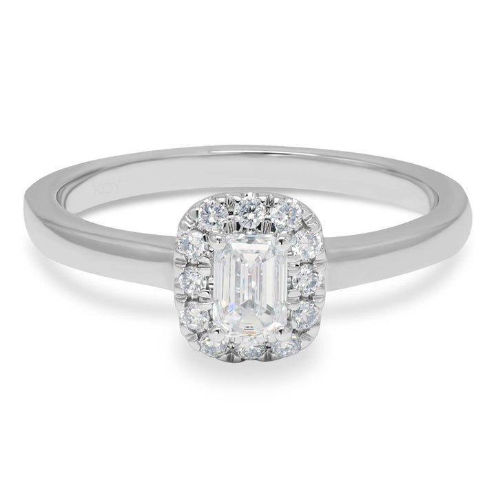Beat of Love Thalia laboratoriotimanttisormus 0,48 ct valkokulta
