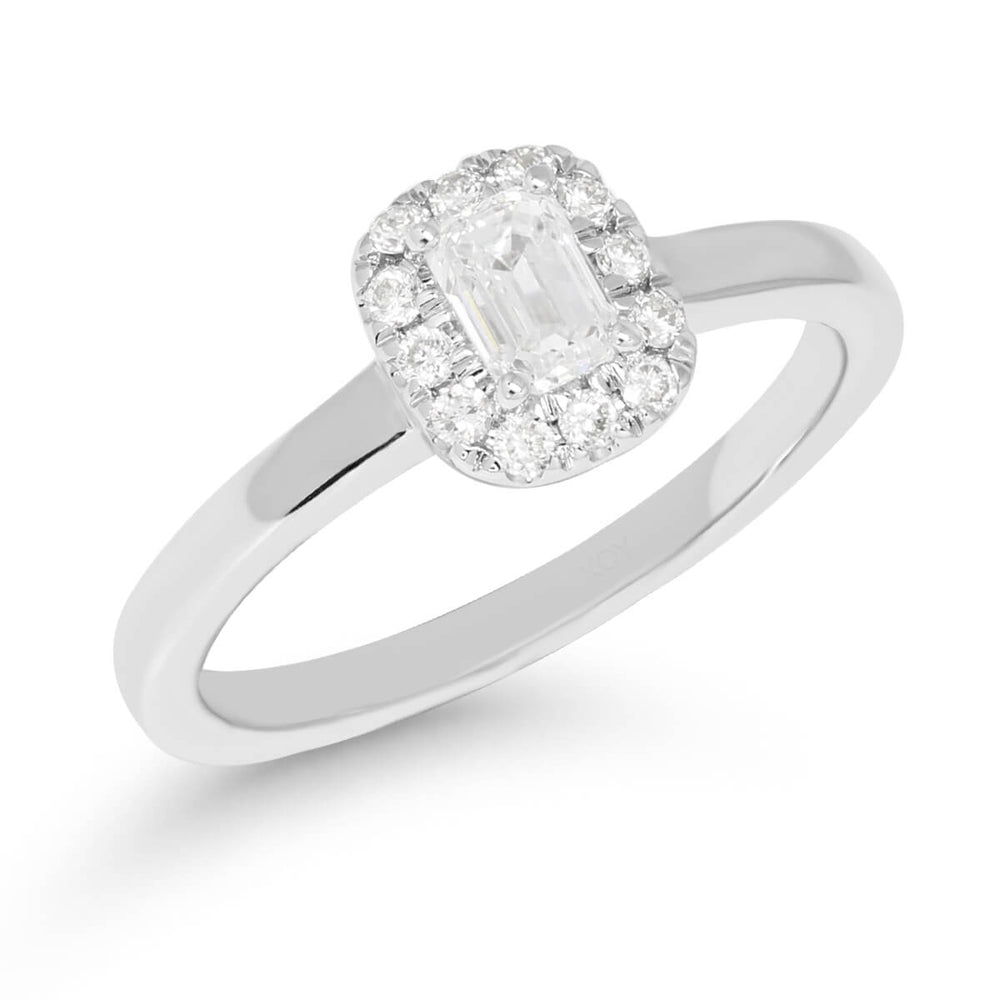 Beat of Love Thalia laboratoriotimanttisormus 0,48 ct valkokulta