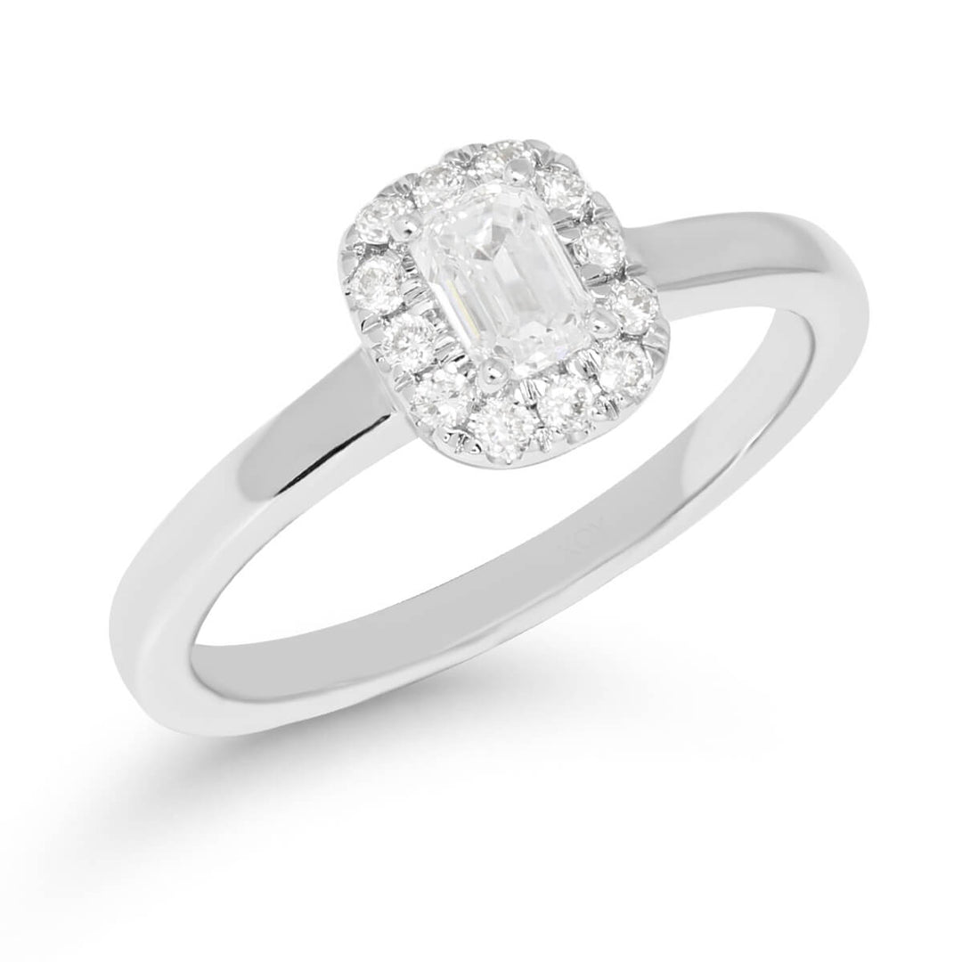 Beat of Love Thalia laboratoriotimanttisormus 0,48 ct valkokulta