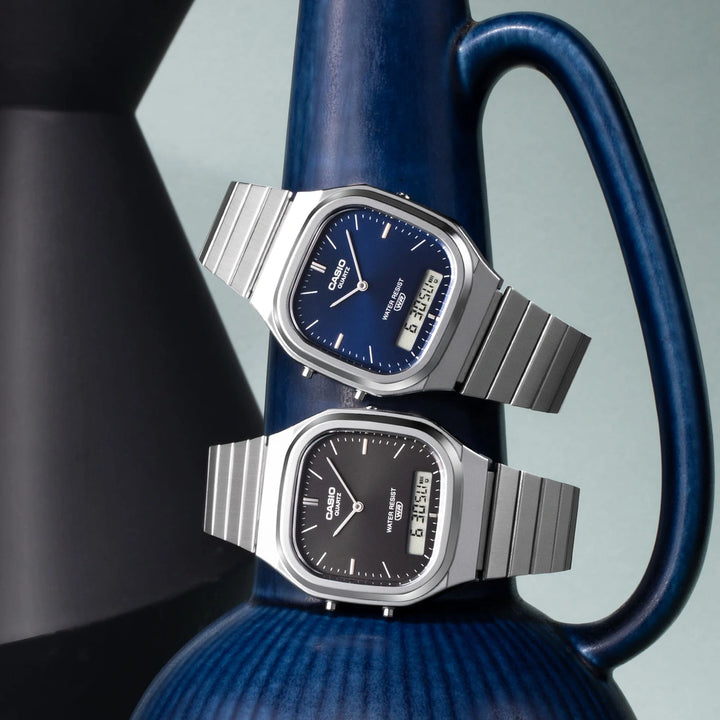 Casio Vintage AQ-240E-1AEF – Casion sarjakuva muiden mallien kanssa