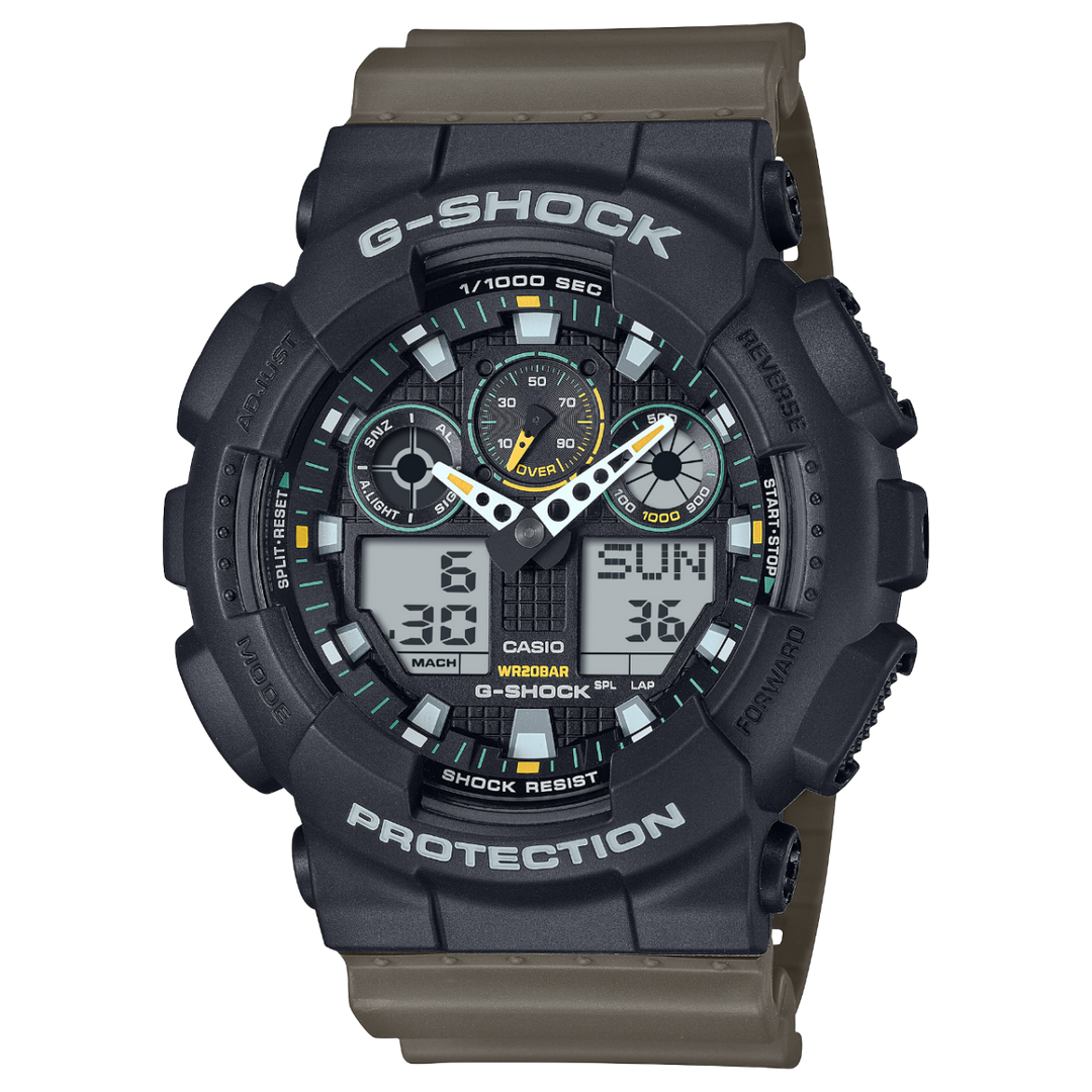 Casio G-Shock GA-100TU-1A3ER rannekello