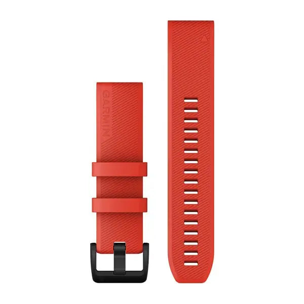 Garmin QuickFit 22mm silikoniranneke kirkkaanpunainen 010-12901-02