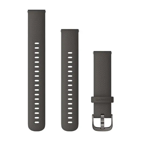 Garmin Quick Release 18mm silikoniranneke grafiitinharmaa 010-12932-0E