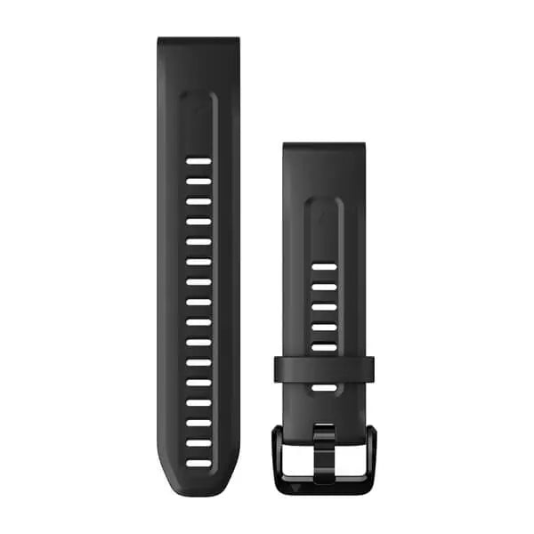 Garmin QuickFit 20 mm silikoniranneke musta 010-13102-00
