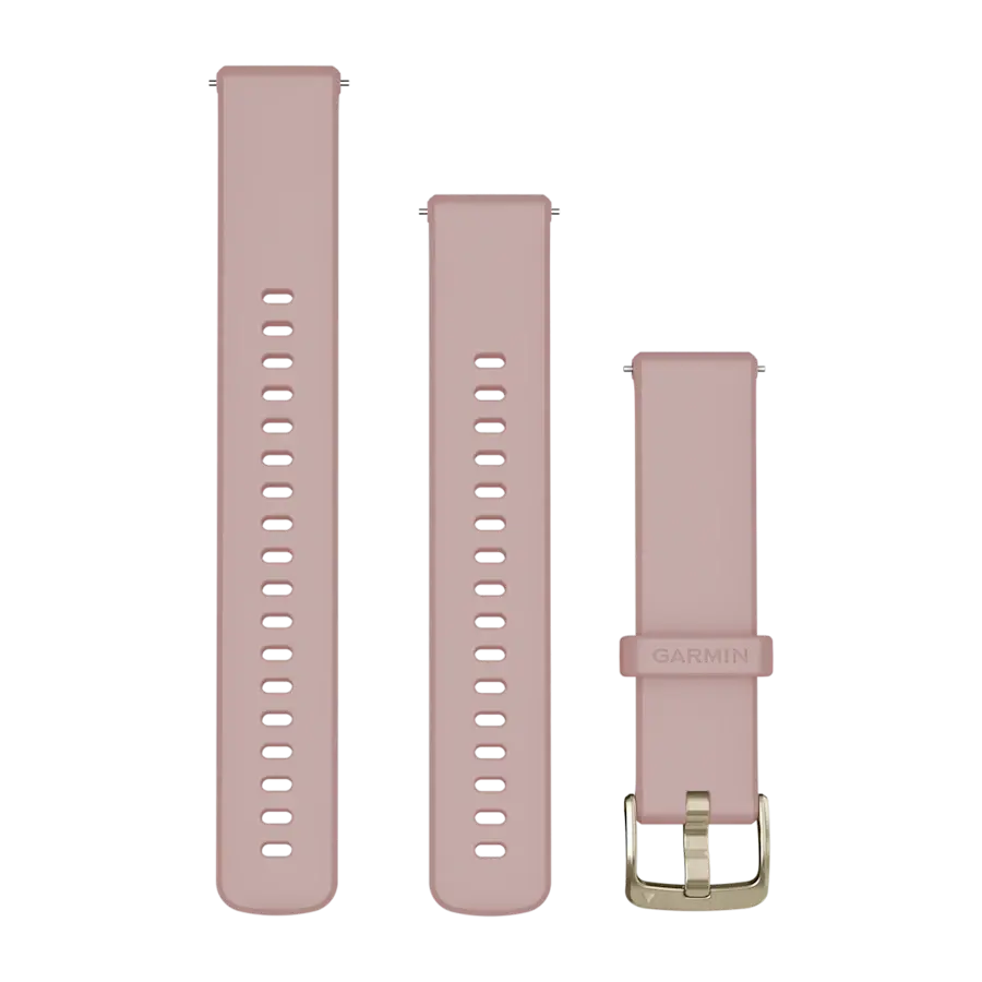 Garmin Quick Release 18mm silikoniranneke vaaleanpunainen 010-13256-03 Garmin