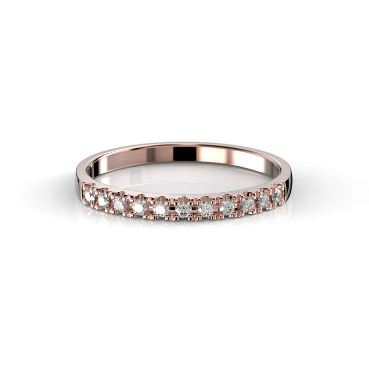 Festive Victoria timanttisormus 0,11 ct punakulta Festive