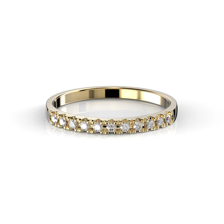 Festive Victoria timanttisormus 0,11 ct keltakulta Festive