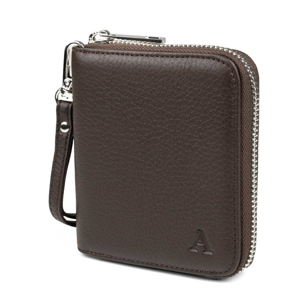 Aarni Mini Clutch-lompakko tummanruskea/Kulta Aarni