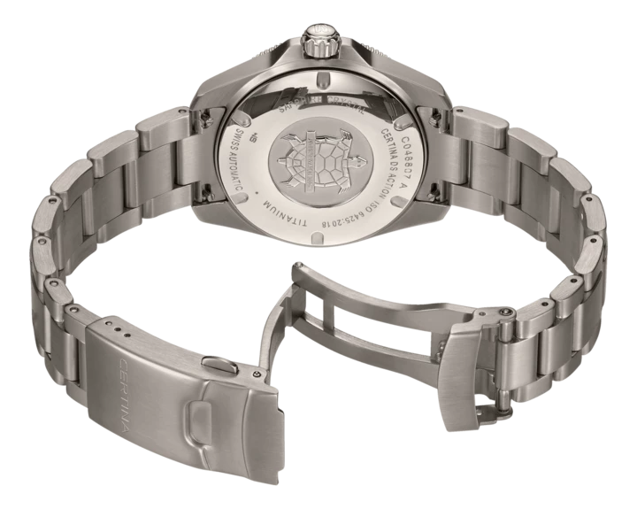 Certina DS Action Diver 38mm Titanium C0488074408100 ranneke ja lukko