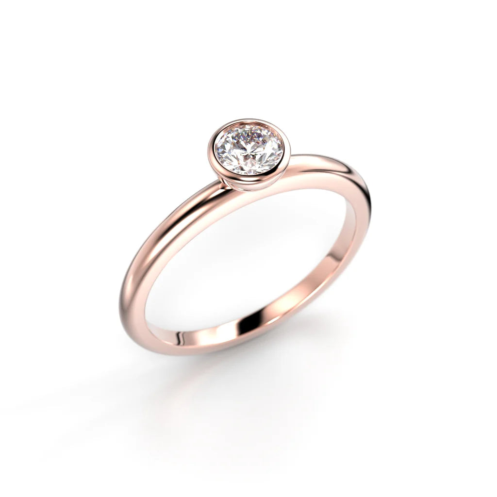 Festive Auréa Bezel 0,30 ct punakulta Festive