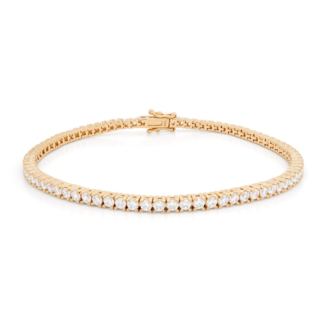 Marmara Sterling kullattu rannekoru zirkoneilla KV856YG Marmara Sterling