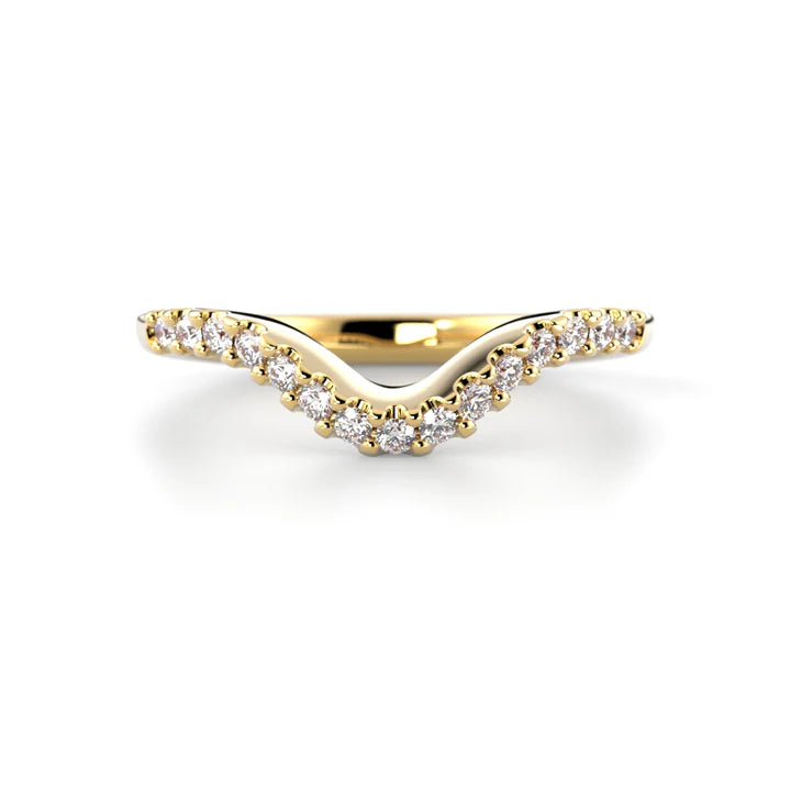 Festive Auréa Side Petite 0,15 ct keltakulta Festive