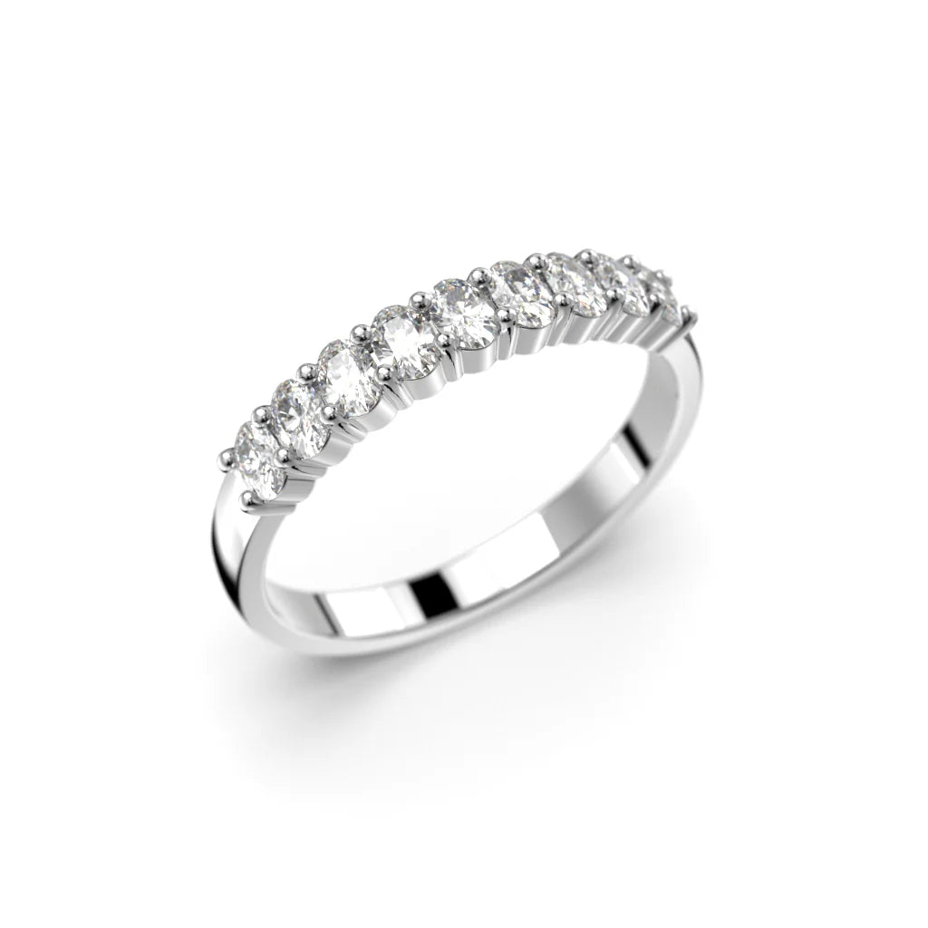 Festive Auréa Band 0,45 ct valkokulta Festive