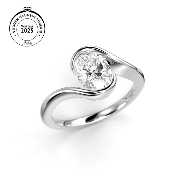 Festive Auréa 1,00 ct valkokulta Festive