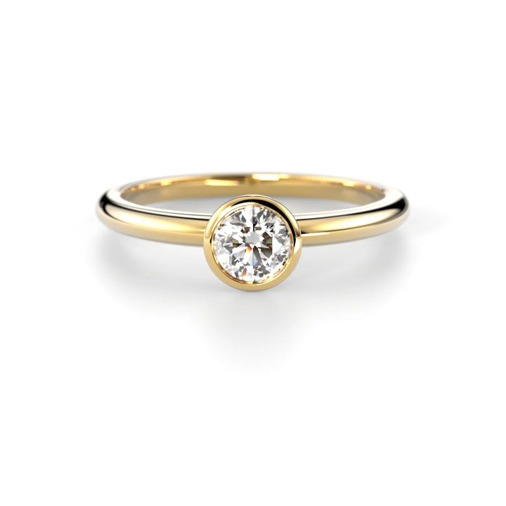 Festive Auréa Bezel 0,30 ct keltakulta Festive
