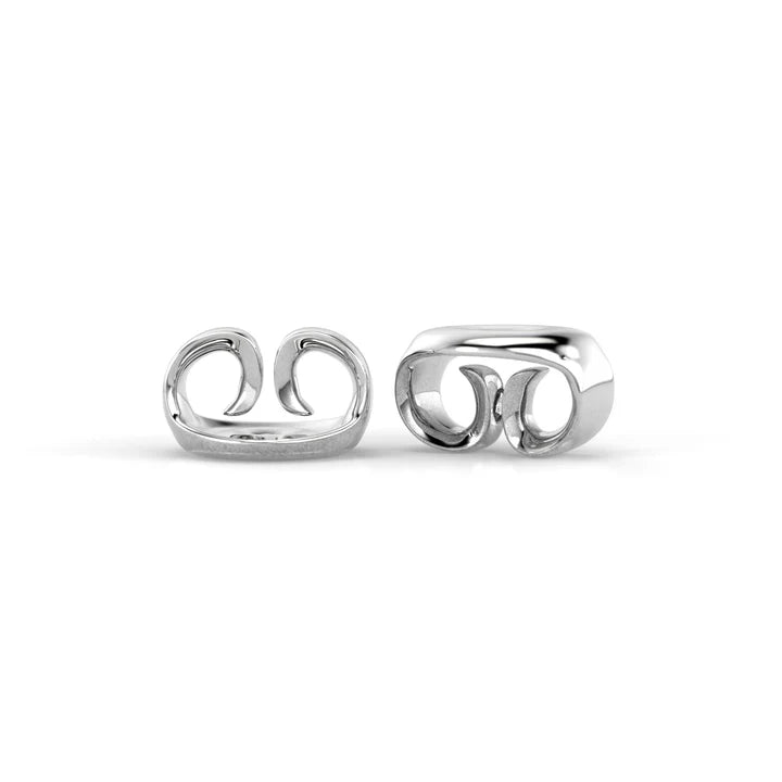 Festive Auréa Bezel 2 x 0,20 ct valkokulta timanttikorvakorut Festive