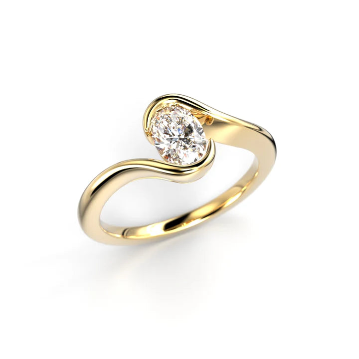 Festive Auréa 0,50 ct keltakulta Festive