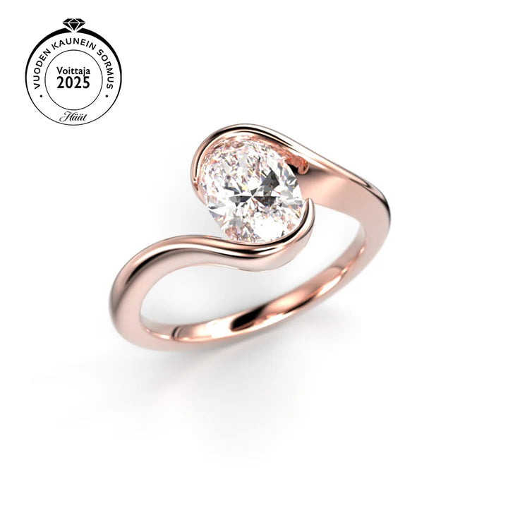 Festive Auréa 1,00 ct punakulta Festive