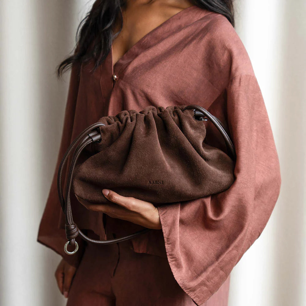 Aarni Linne Clutch-Laukku Ruskea Mokka Aarni
