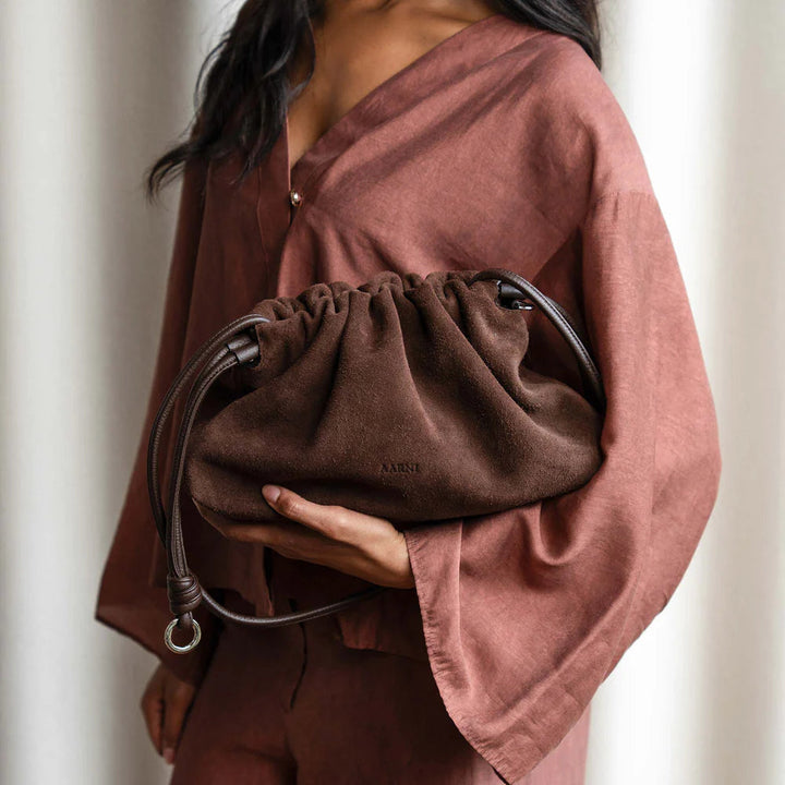 Aarni Linne Clutch-Laukku Ruskea Mokka Aarni