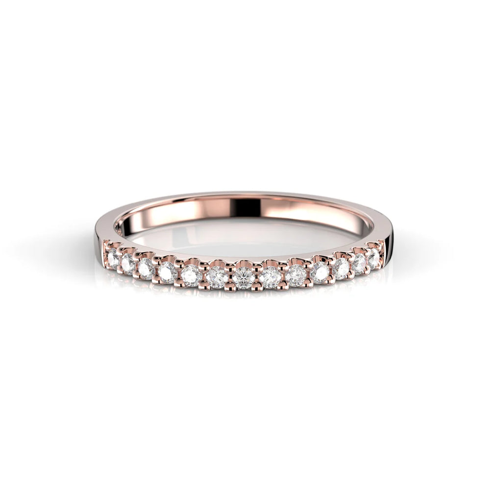 Festive Juliette Timanttisormus 0,13 ct punakulta Festive