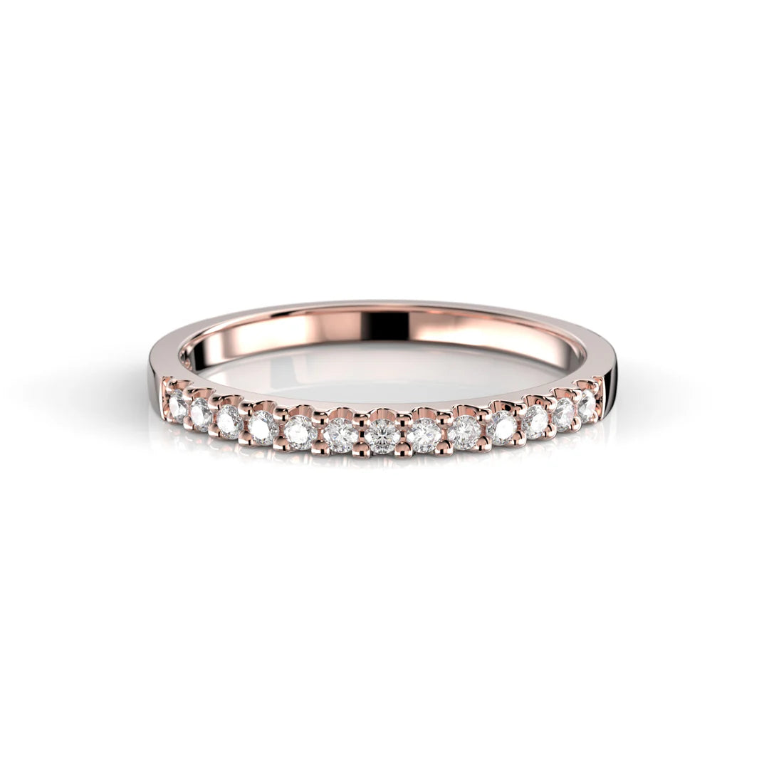 Festive Juliette Timanttisormus 0,13 ct punakulta Festive