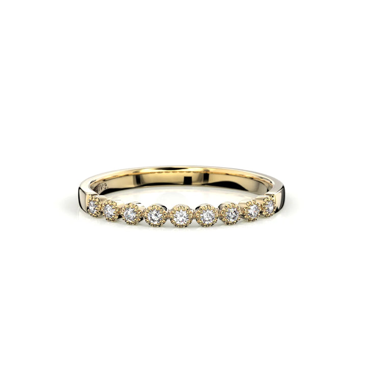 Festive Alma timanttisormus 0,09 ct keltakulta Festive