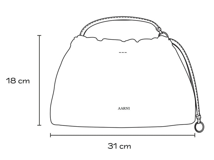 Aarni Linne Clutch-Laukku Musta Aarni
