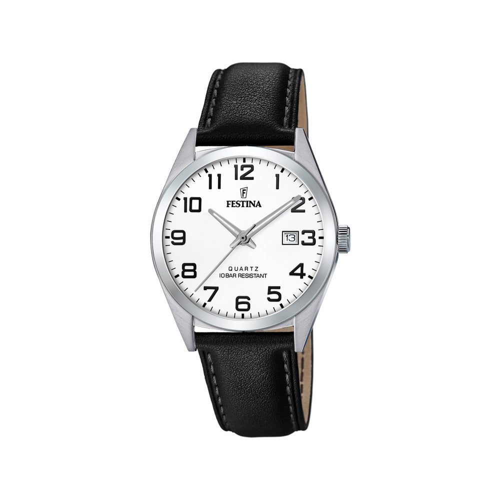 Festina Classic F20446/1 rannekello, valkoinen kellotaulu