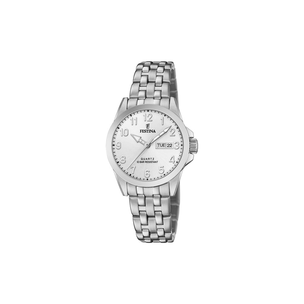 Festina Classic F20455/1 rannekello, hopea kellotaulu