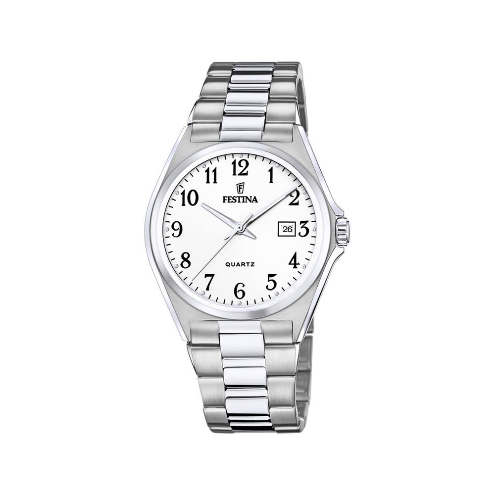 Festina Classics F20552/1 rannekello, valkoinen kellotaulu