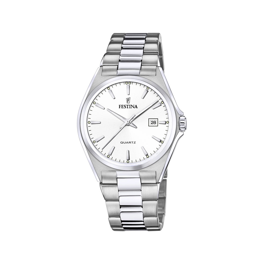 Festina Classics F20552/2 rannekello, valkoinen kellotaulu