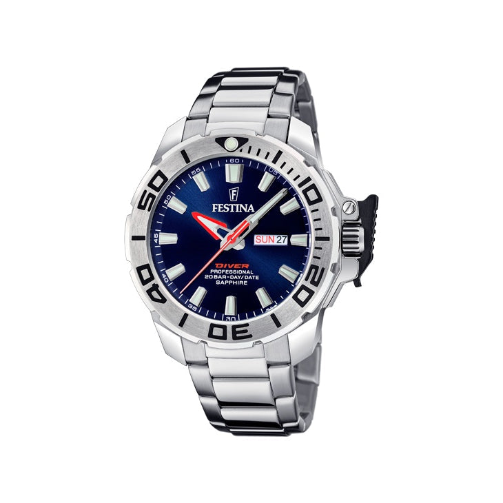 Festina Diver F20665/1 rannekello, sininen kellotaulu