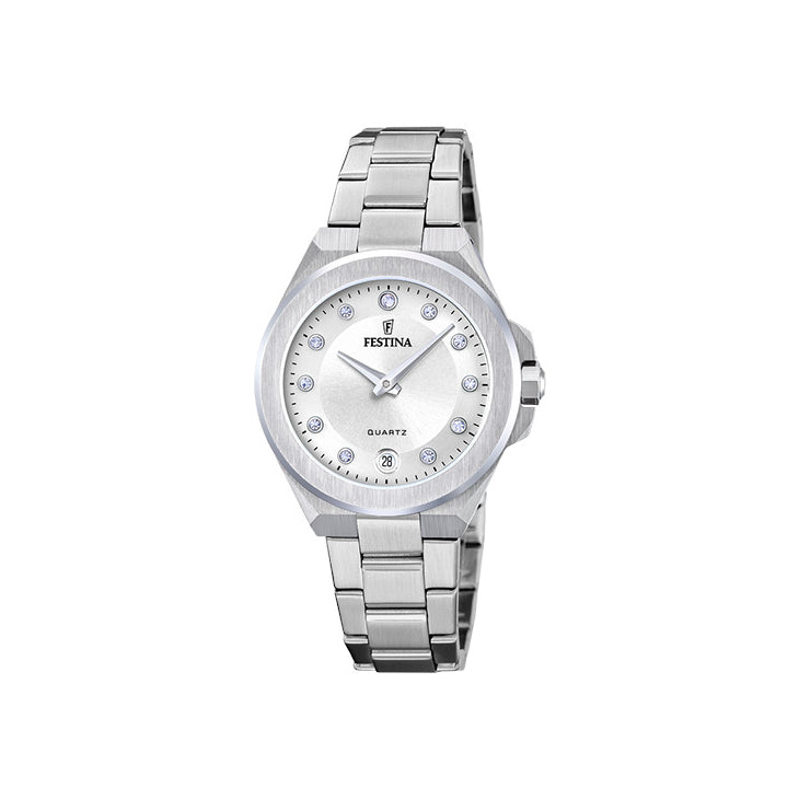 Festina Mademoiselle F20700/1 rannekello, hopea kellotaulu