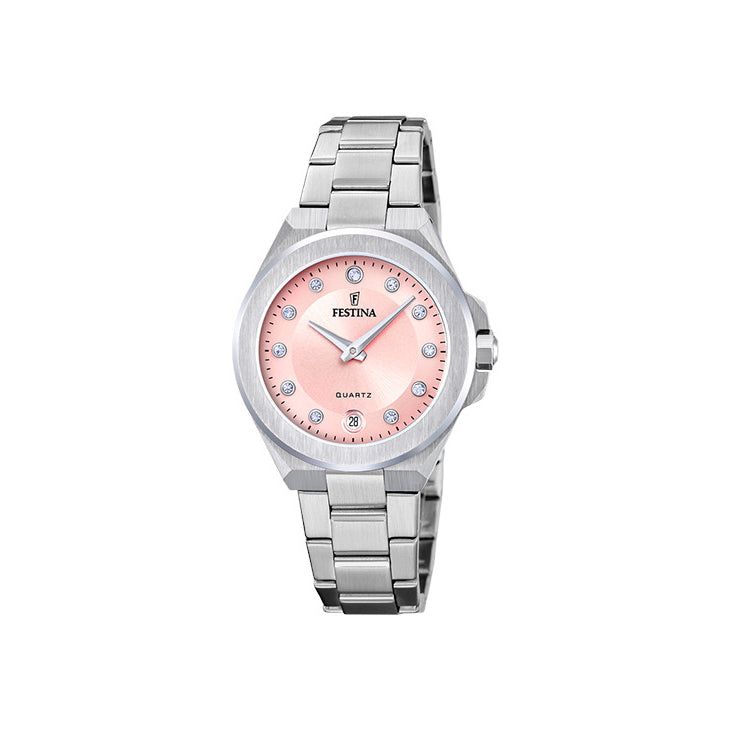 Festina Mademoiselle F20700/2 rannekello, vaaleanpunainen kellotaulu