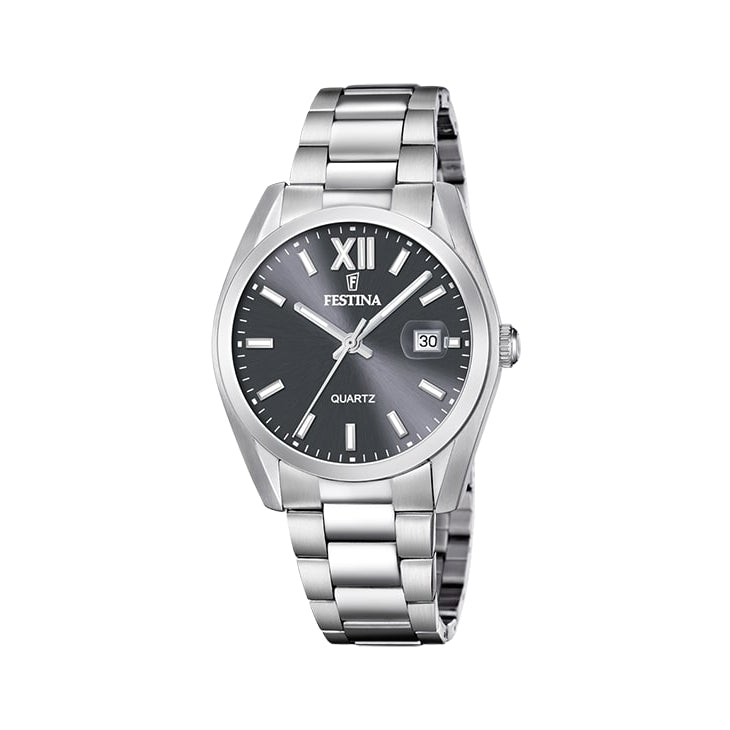Festina Classic F20707/3 rannekello, harmaa kellotaulu