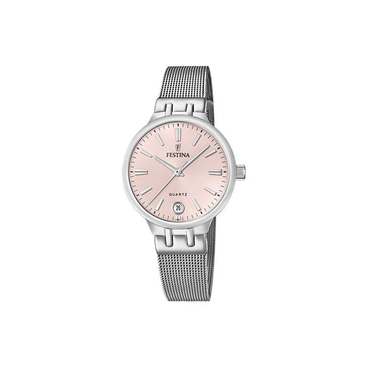 Festina Mademoiselle F20712/3 rannekello, vaaleanpunainen kellotaulu