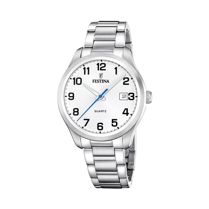 Festina Classic F20736/1 rannekello, valkoinen kellotaulu