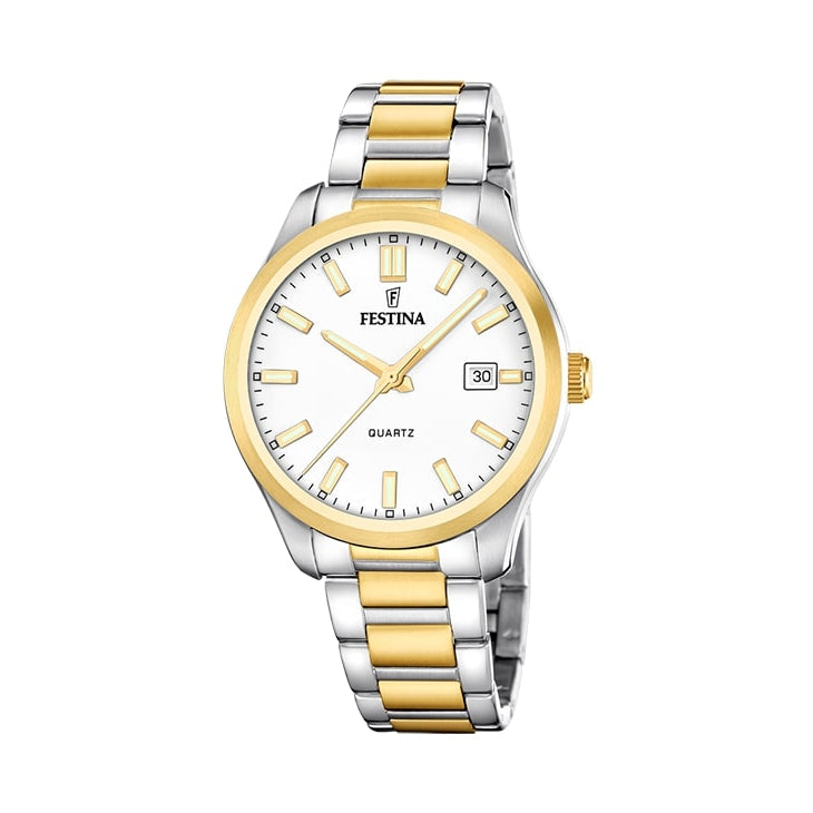 Festina Classic F20738/1 rannekello, valkoinen kellotaulu