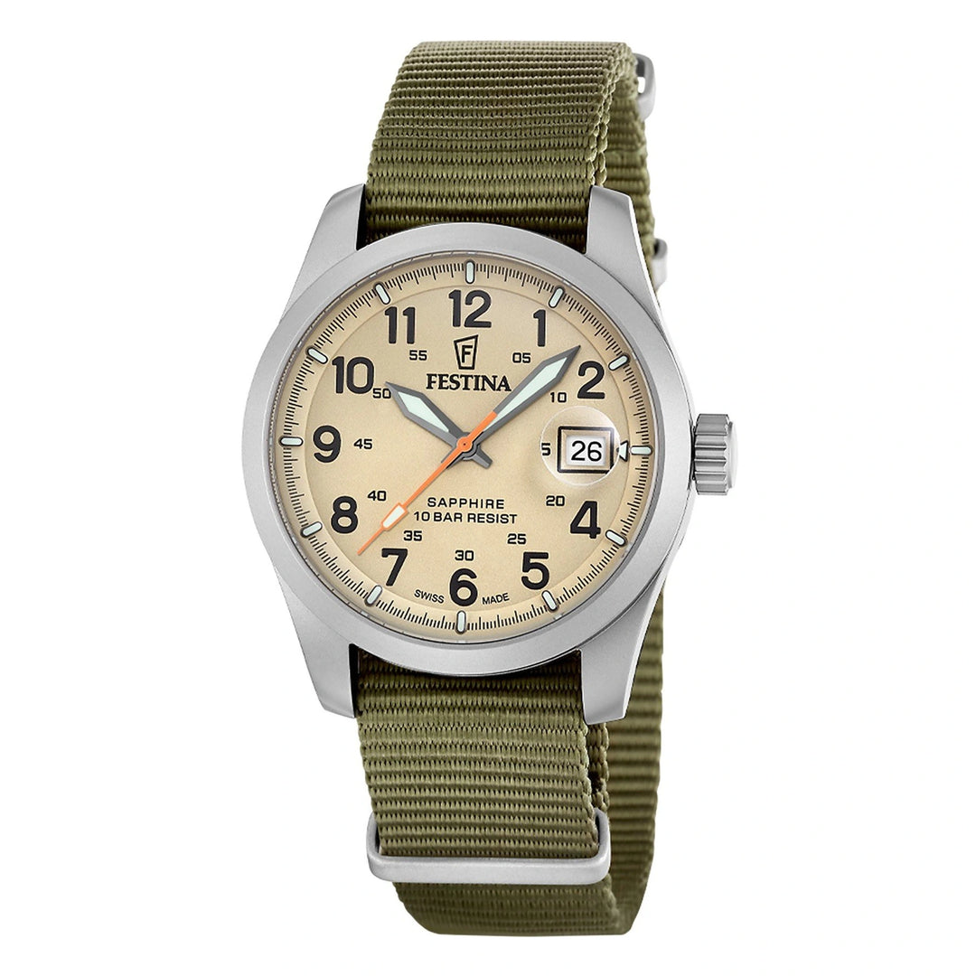 Festina Swiss Made Field F20082/1 – rannekello edestä