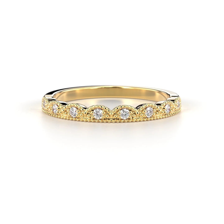 Festive Veera 0,08 ct timanttisormus keltakulta – tuotekuva 2