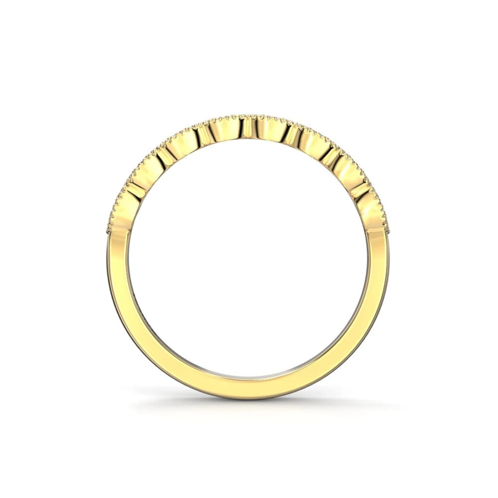 Festive Veera 0,08 ct timanttisormus keltakulta – tuotekuva 3