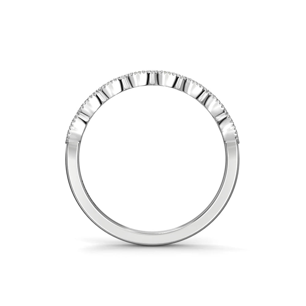 Festive Veera 0,08 ct timanttisormus valkokulta – tuotekuva 3
