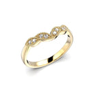 Festive Veera Side 0,08 ct timanttisormus keltakulta