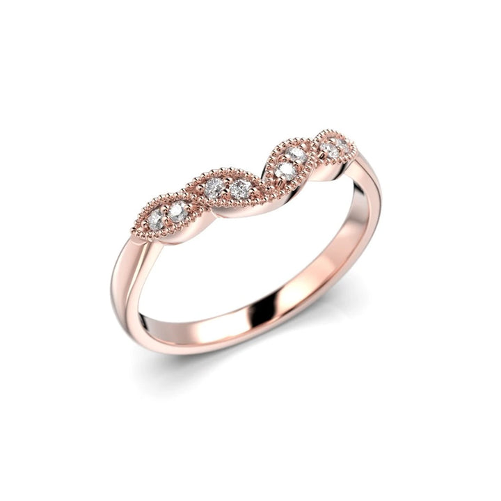 Festive Veera Side 0,08 ct timanttisormus punakulta